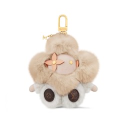 MY VIVIENNE BAG CHARM IN GREY AND WHITE M02324 UK