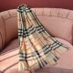 replica CHECK WOOL SCARF IN SAND UK