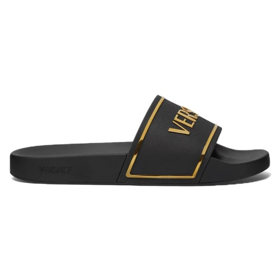 replica LOGO SLIDERS IN BLACK - VSS13 UK