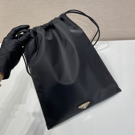replica RE-NYLON POUCH IN BLACK UK