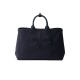 replica JARDINIERE EXTRA LARGE COTTON CANVAS TOTE BAG IN BLUE UK