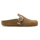 replica CHECK SUEDE URCHIN CLOGS IN BROWN - BBRS4 UK