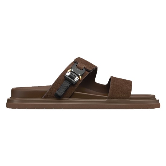 replica AQUA SANDALS DEEP BROWN SUEDE - CDS35 UK