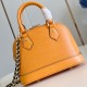 replica ALMA MINI LV&I BAG IN YELLOW K00015 UK
