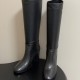replica D-TOWN HEELED BOOTS BLACK SUPPLE CALFSKIN - CD428 UK