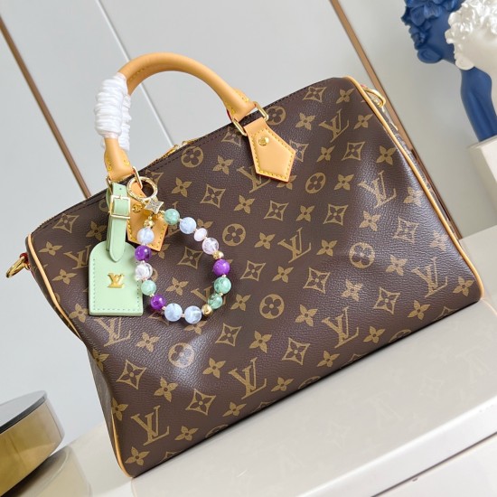 Replica L Women CrossBody and Shoulder Speedy Soft 30 Lucky Monogram/Green Coated Canvas M15107 Uk Replica Speedy Soft 30 Lucky Monogram/Green Coated Canvas M15107 Uk - 13495 - Buddha Luxury