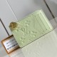 replica ROMY CARD HOLDER GREEN ASNIERES MONOGRAM EMPREINTE LEATHER M25702 UK