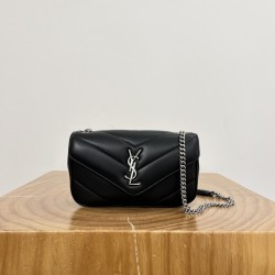 Loulou Mini Chain Bag In Black Uk Loulou Mini Chain Bag In Black Uk