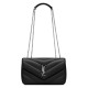 Replica Loulou Black Lambskin Shoulder Bag Uk - 12028 - Buddha Luxury