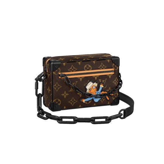replica MINI SOFT TRUNK BROWN MONOGRAM CANVAS M80159 UK