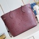 Replica L 13472 LFR#18411 Buddha Luxury Replica Neverfull Mm Bag Grenat Embossed Grained Cowhide Leather M25855 Uk - 13472 - Buddha Luxury