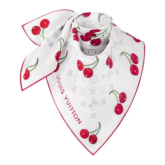 Replica X Takashi Murakami Monogram Cerise Square 90 In White M94966 Uk