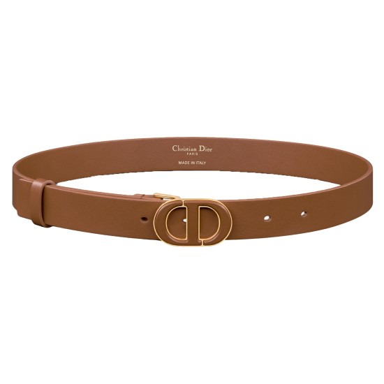 replica 30 MONTAIGNE BELT BROWN SMOOTH LEATHER - B396 UK