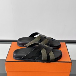 Kazimir Sandals In Black And Green - Hs117 Uk Kazimir Sandals In Black And Green - Hs117 Uk