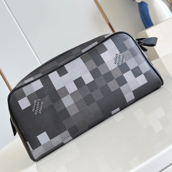 replica DOPP KIT BLACK DAMOFLAGE CANVAS M15109 UK