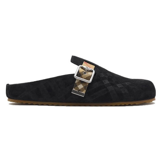 replica CHECK SUEDE URCHIN CLOGS IN BLACK - BBRS5 UK