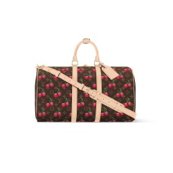 X TAKASHI MURAKAMI KEEPALL BANDOULIERE 45 BAG M13764 UK