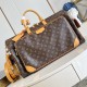 replica KEEPALL CARGO 50 BAG BROWN MONOGRAM CANVAS M14735 UK