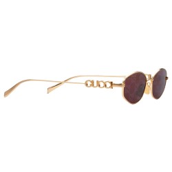 OVAL FRAME SUNGLASSES GOLD-TONED GG1802S - SG213 UK