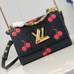 X Tm Twist Mm Handbag Black Epi Grained Cowhide Leather M14094 Uk X Tm Twist Mm Handbag Black Epi Grained Cowhide Leather M14094 Uk