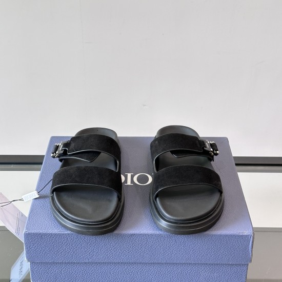replica AQUA SANDALS BLACK SUEDE - CDS33 UK