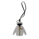 replica LEATHER SHIRT KEYCHAIN IN GREY UK