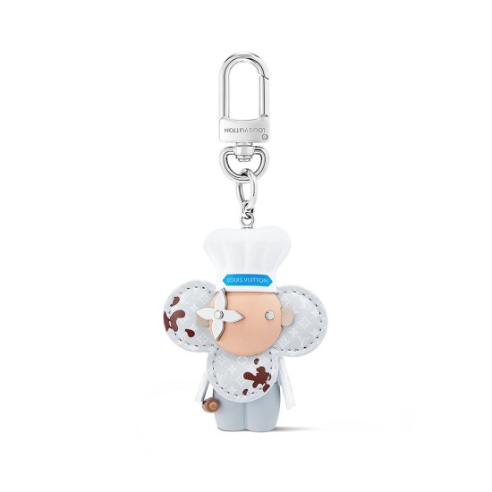 L Women's Vivienne Chef Bag Charm Front View L Women's Vivienne Chef Bag Charm And Key Holder Signature front view isolated on white background