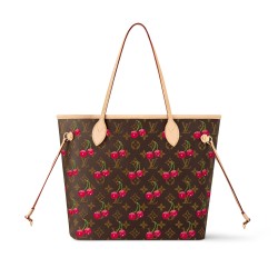 X TAKASHI MURAKAMI NEVERFULL MM BAG MONOGRAM CHERRY CANVAS M13263 UK