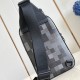replica AVENUE SLINGBAG BLACK DAMOFLAGE BLACK CANVAS M14953 UK