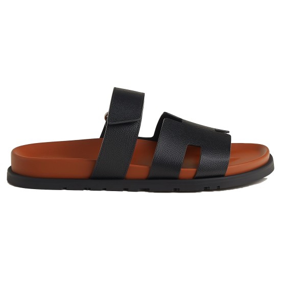 Replica Hermes 11729 HFR#17256 Buddha Luxury Replica Chypre Sandals In Black - Hs115 Uk - 11729 - Buddha Luxury