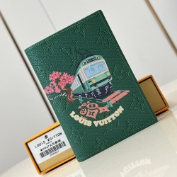 Passport Cover Green Monogram Canvas M26293 Uk