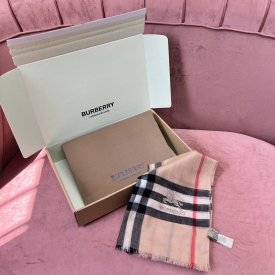 replica CHECK WOOL SCARF IN SAND UK