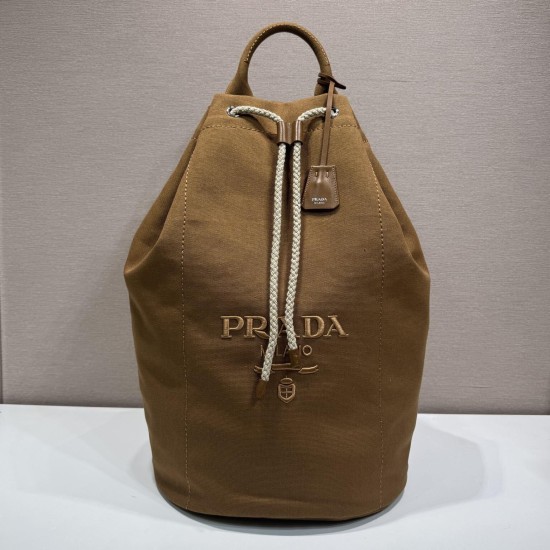 replica DRAWSTRING BACKPACK IN BROWN UK