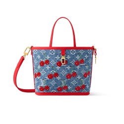 X Tm Neverfull Inside Out Bb Bag Monogram Cherry Denim M14997 Uk