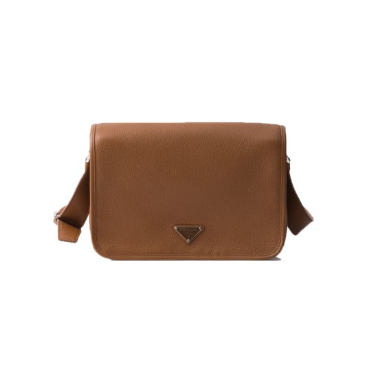 replica LEATHER SHOULDER BAG IN COGNAC UK