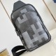 replica AVENUE SLINGBAG BLACK DAMOFLAGE BLACK CANVAS M14953 UK
