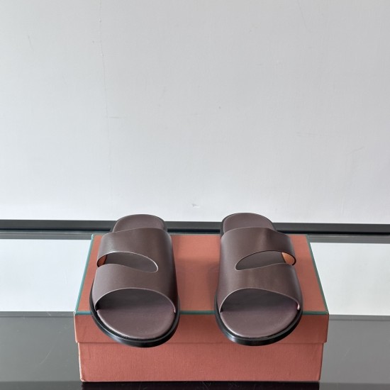 Replica Loro Piana 11751 LFR#17253 Buddha Luxury Replica Pilat Plain Walk Sandals Brown Calfskin - Lrs2 Uk - 11751 - Buddha Luxury