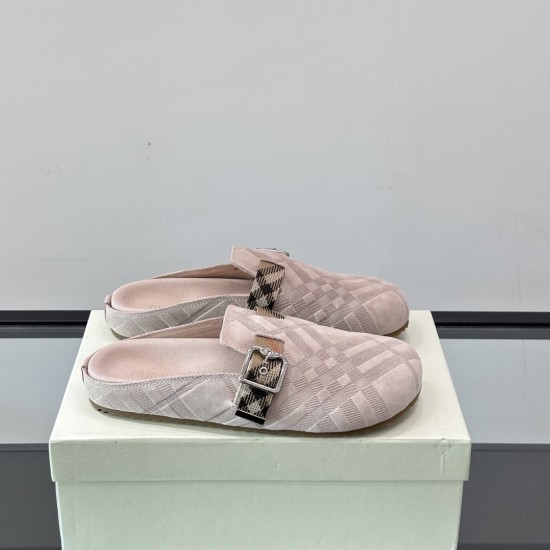 replica CHECK SUEDE URCHIN CLOGS IN WHITE - BBRS6 UK