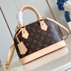 ALMA BB HANDBAG BROWN MONOGRAM CANVAS M46990 UK