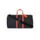 replica KEEPALL BANDOULIERE 55 BAG BLACK MONOGRAM ECLIPSE CANVAS M15253 UK
