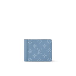 Multiple Wallet Blue Monogram Canvas M14111 Uk