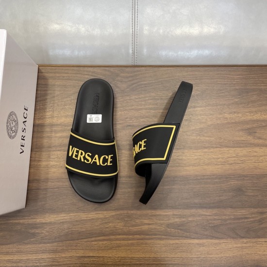 replica LOGO SLIDERS IN BLACK - VSS13 UK