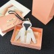 replica LEATHER SHIRT KEYCHAIN IN GREY UK