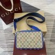 replica GG MULTICOLOR SMALL BAG BEIGE AND DARK BROWN GG MONOGRAM COATED FABRIC UK