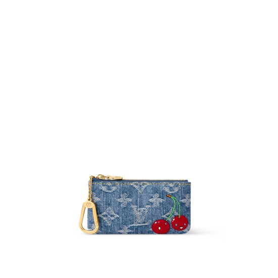 Replica X Tm Key Pouch Monogram Cherry Denim M14938 Uk - 14800 - Buddha Luxury