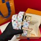 replica X TAKASHI MURAKAMI D-RING 30MM BELT IN WHITE - B403 UK