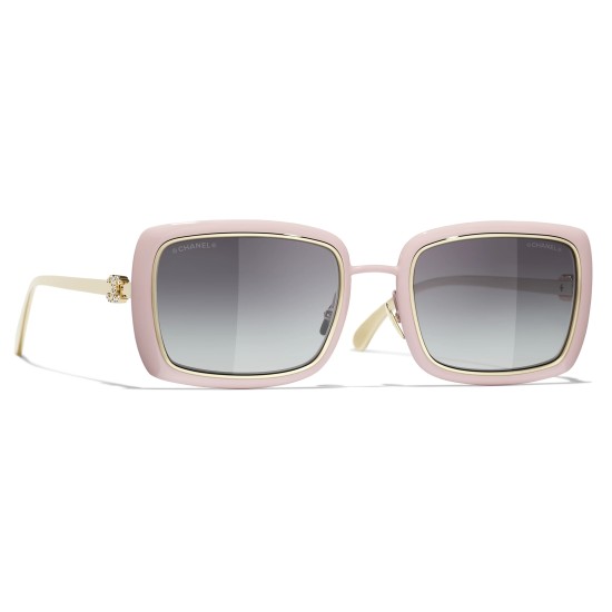 Replica Rectangle Sunglasses In Pale Pink A71707 - Sg197 Uk