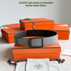 Jockey Belt Buckle &Amp; Reversible Leather Strap 38 Mm In Grey - B397 Uk Jockey Belt Buckle &Amp; Reversible Leather Strap 38 Mm In Grey - B397 Uk