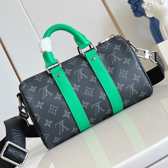 replica KEEPALL BANDOULIERE 25 BAG BAMBOO GREEN M25885 UK