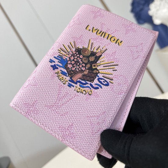 replica PASSPORT COVER PINK MONOGRAM CANVAS M25968 UK